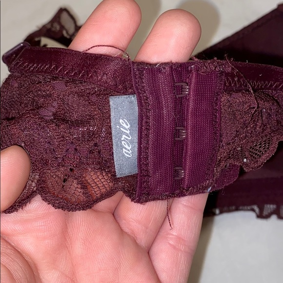 AERIE MAROON BRALETTE SIZE SMALL - Picture 4 of 5